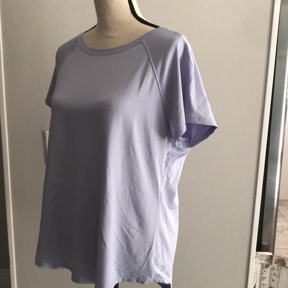 ❤️3X20 ALL IN MOTION Women Short Sleeves PolyesterLavender Tee | L - Picture 7 of 11